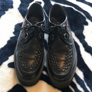 Men’s T.U.K. Platform Black Leather Creepers